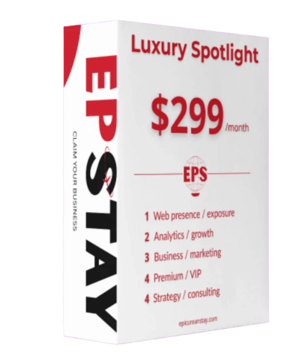 Luxury Spotlight epicurean stay