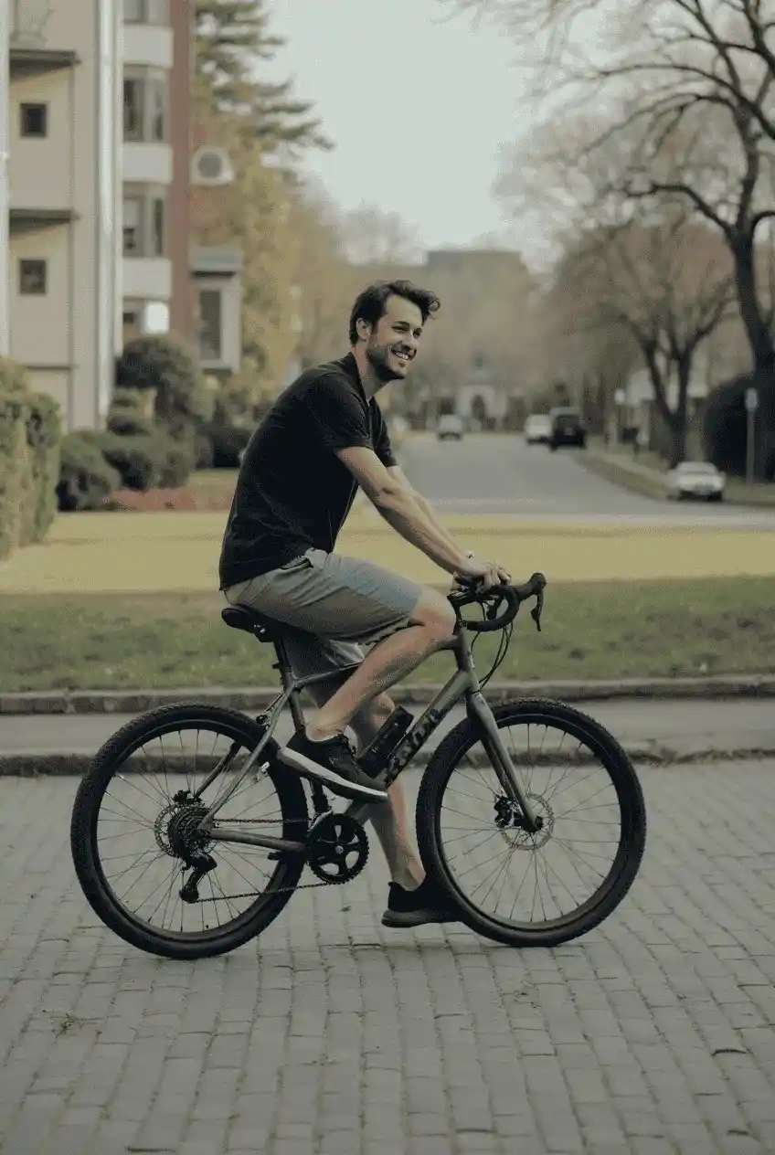 riding bike