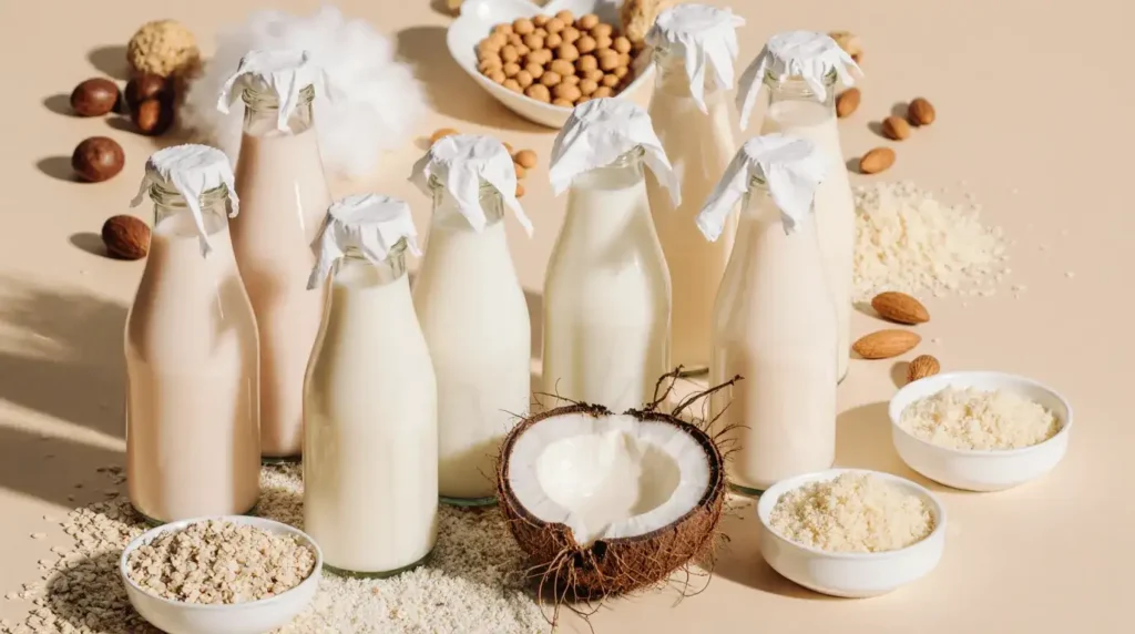 Plant-Based Milk and Health-Conscious Options