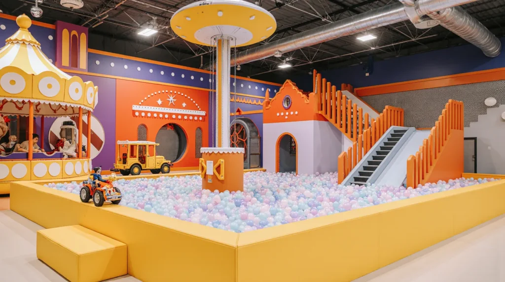 Indoor playcentres and soft play zones