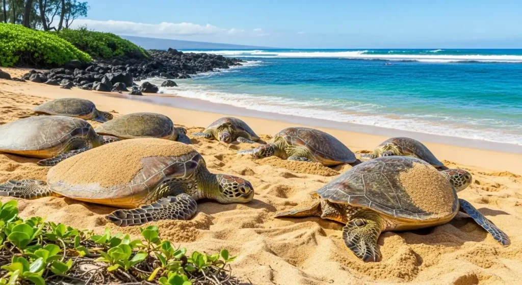 Laniakea Beach Hawaii – Turtle Beach on Oahu’s North Shore 4 Encountering Hawaiian Green Sea Turtles (Honu) at Laniakea Beach