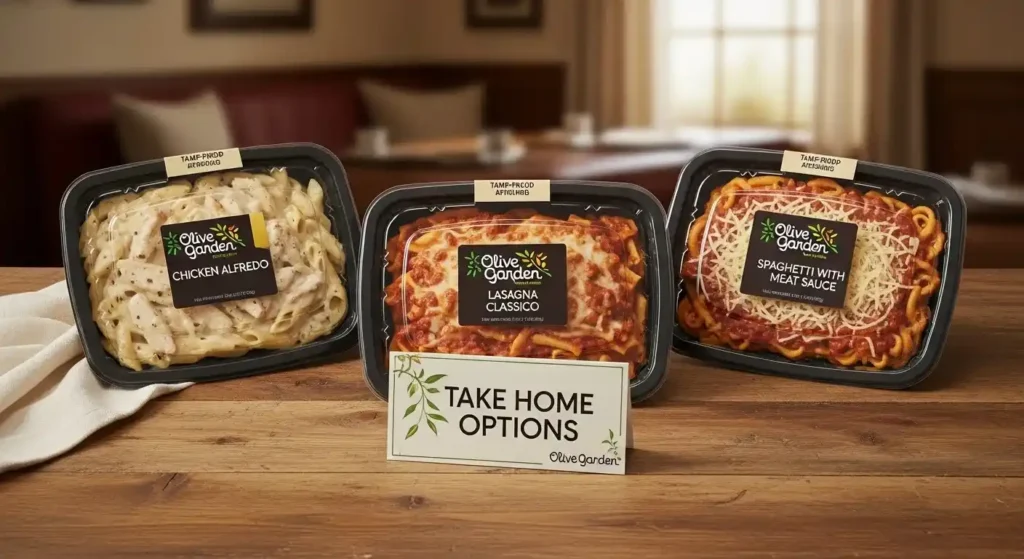Take-home Options for Popular Dishes at Olive Garden