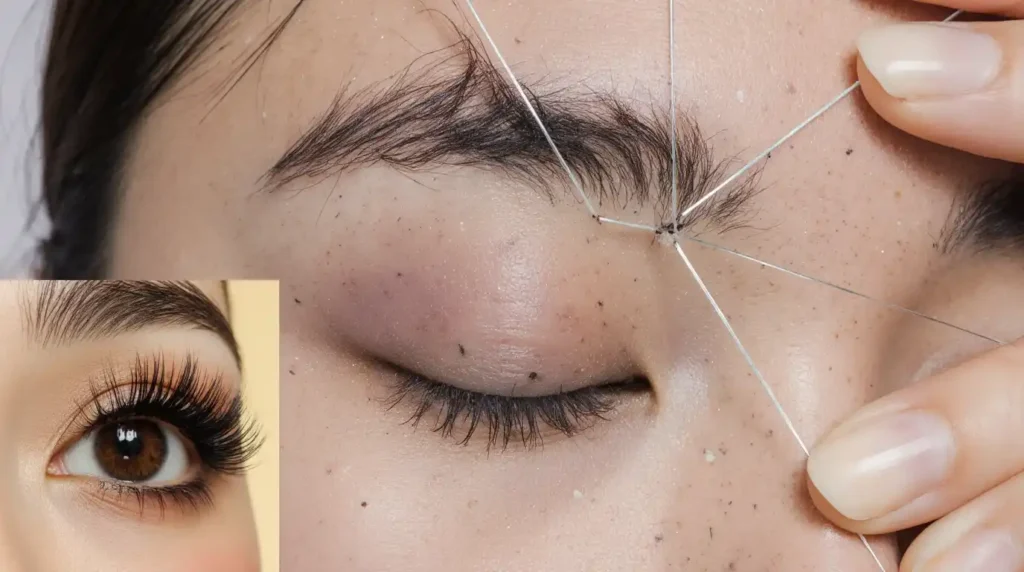eyebrow threading near me